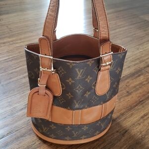 💖Authentic & Rare Vintage LOUIS VUITTON Monogram Bucket Bag with Free Bag Tag